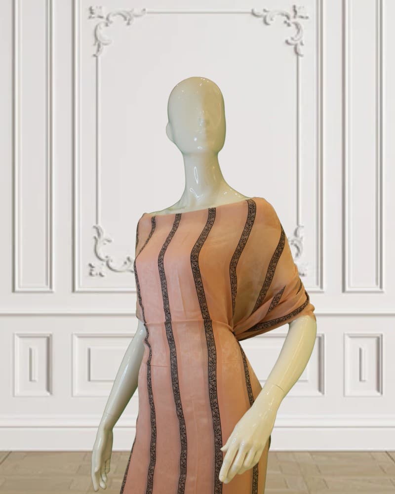 Italian Laminate Chiffon – Orange
