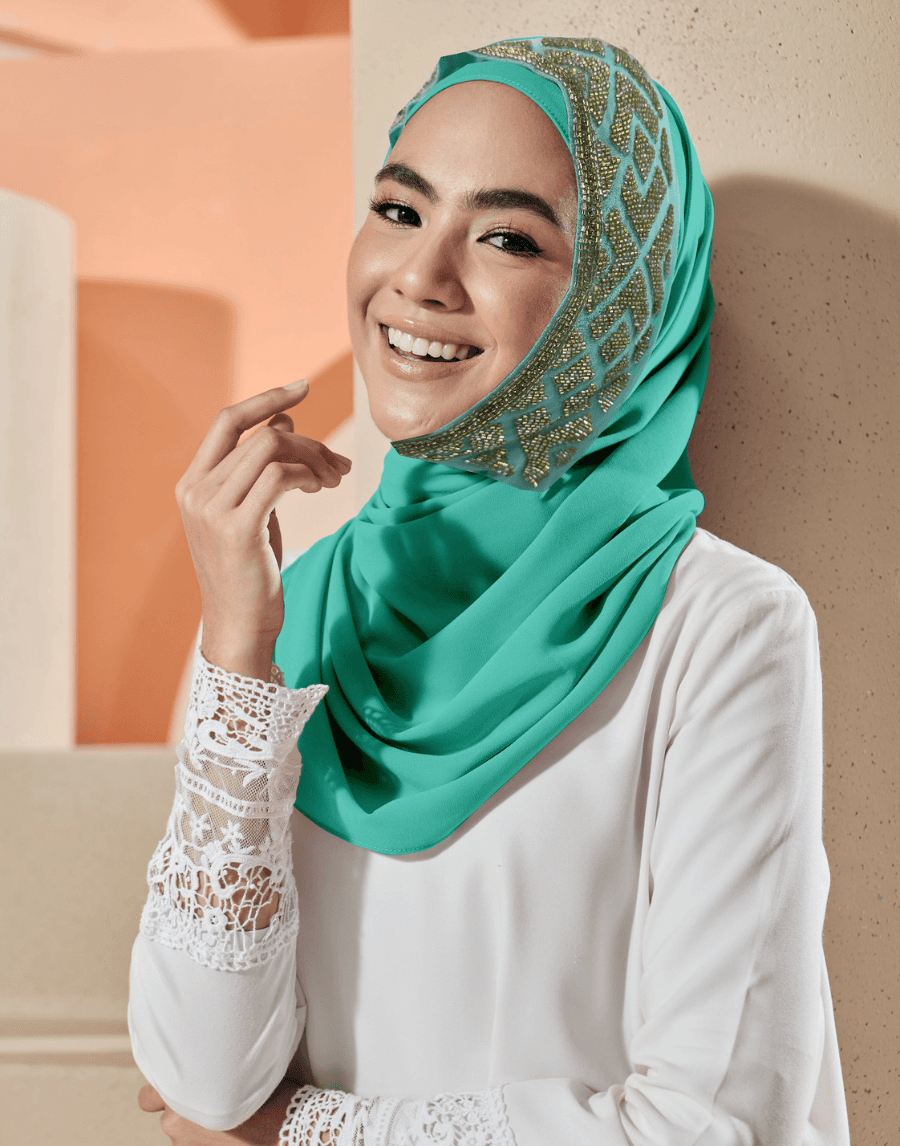 Instant Scarf – Tundra (L.Turq Green)