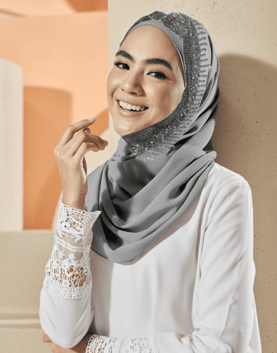 Instant Scarf – Meadow (L.Grey)