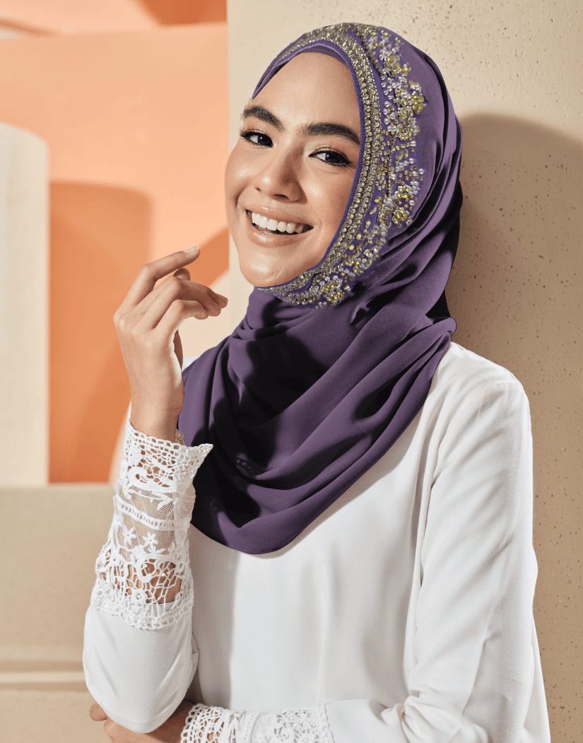 Instant Scarf – Dahlia (M.Purple)