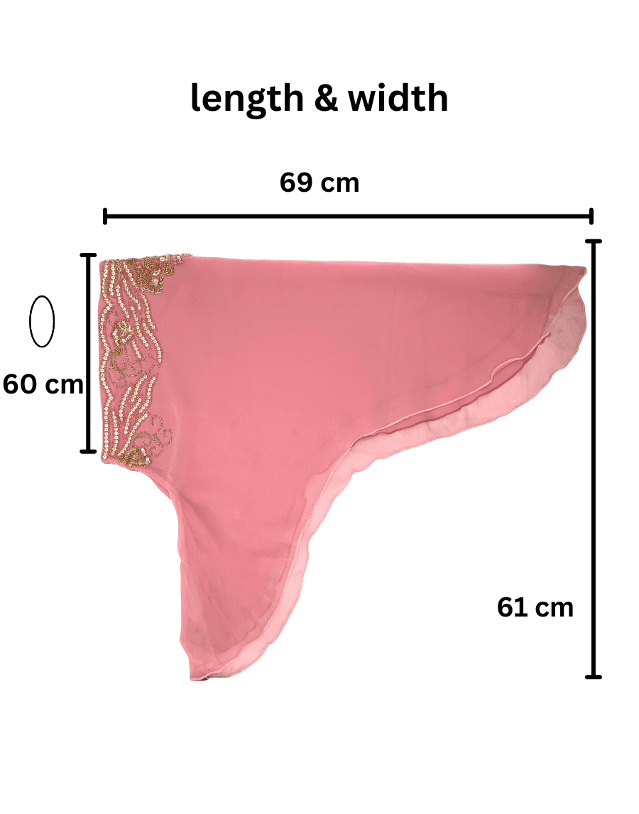 Instant Scarf – Marigold (Dusty Pink) thumbnail 3