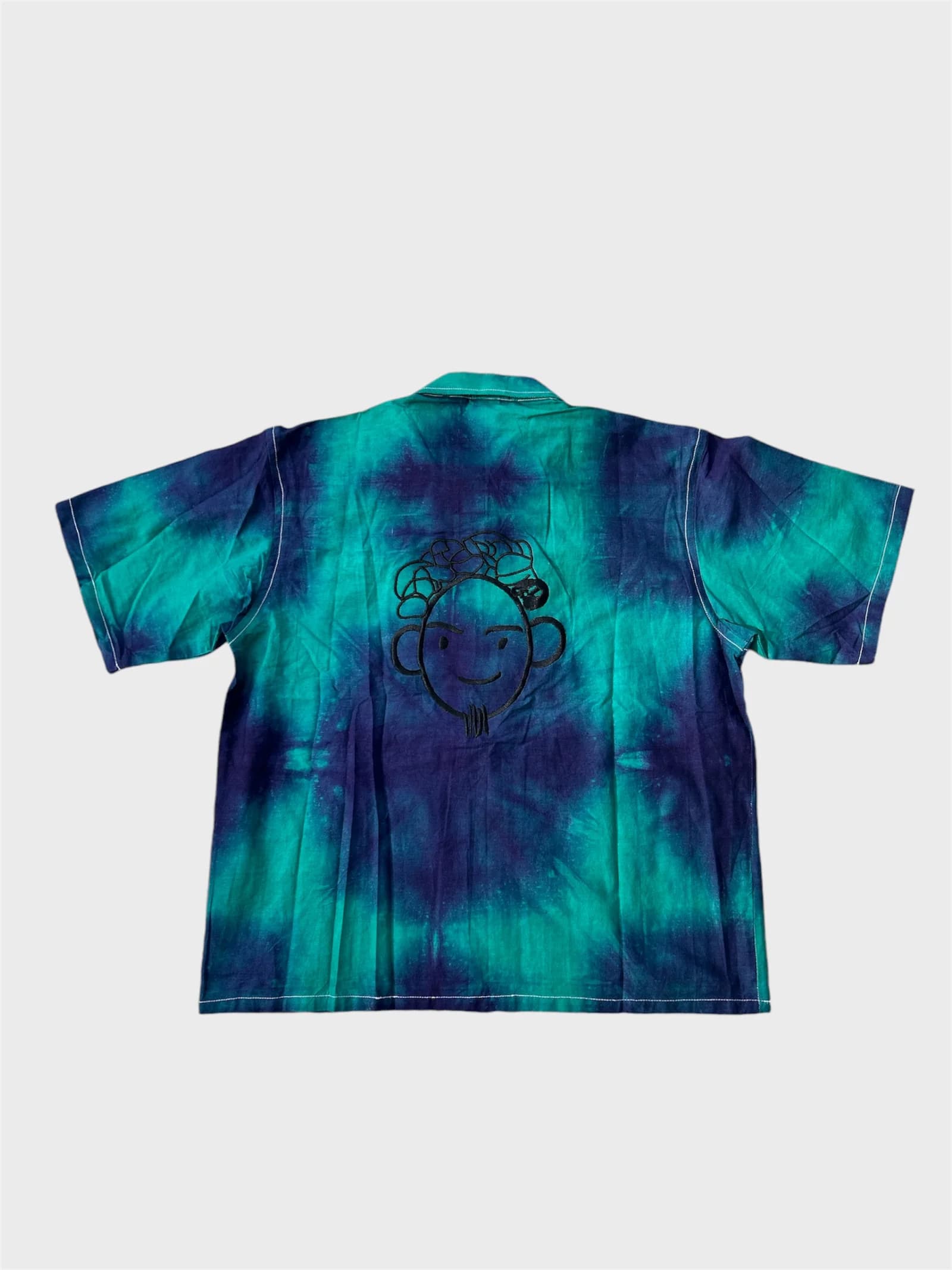 Blue Cyan Blue zipper shirt thumbnail 2