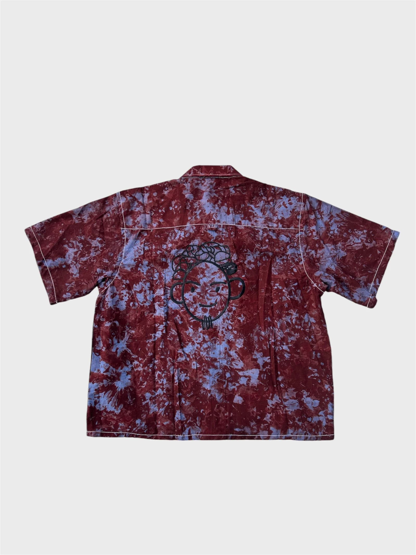 Purple &amp; red Zipper shirt thumbnail 2