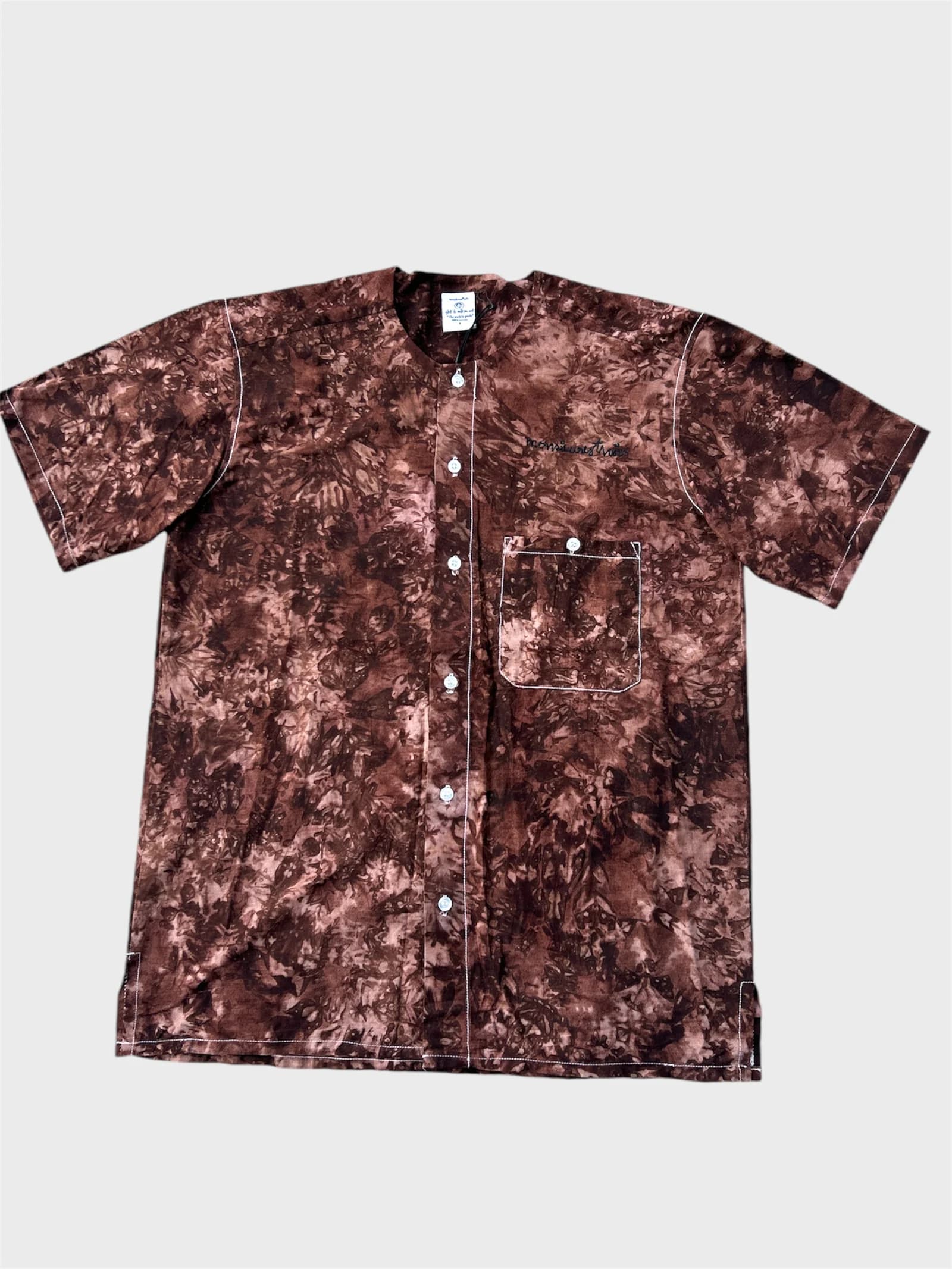 Brown Cloud Buttons Up Shirt