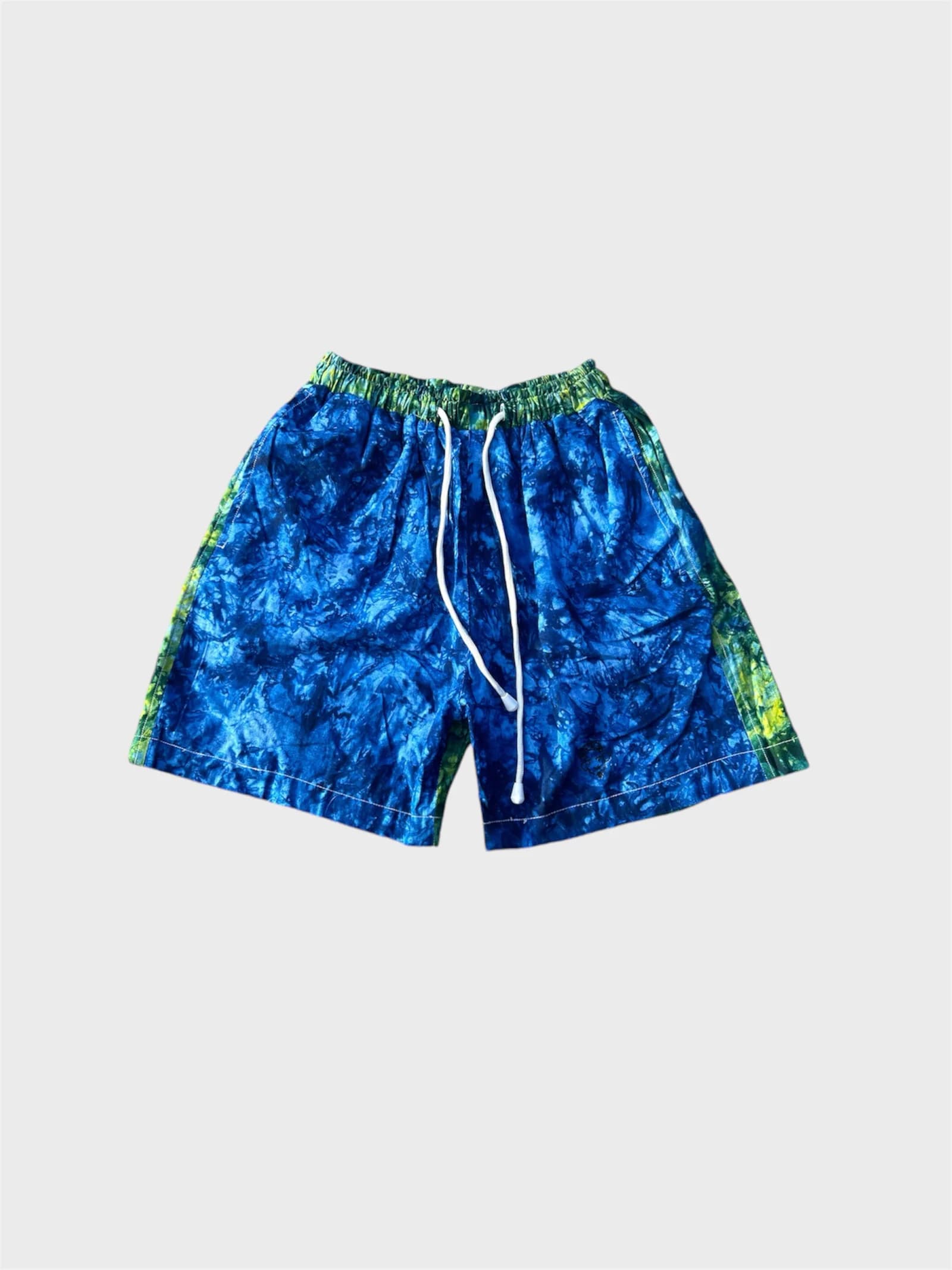 Blue &amp; Green Elastic waistband short
