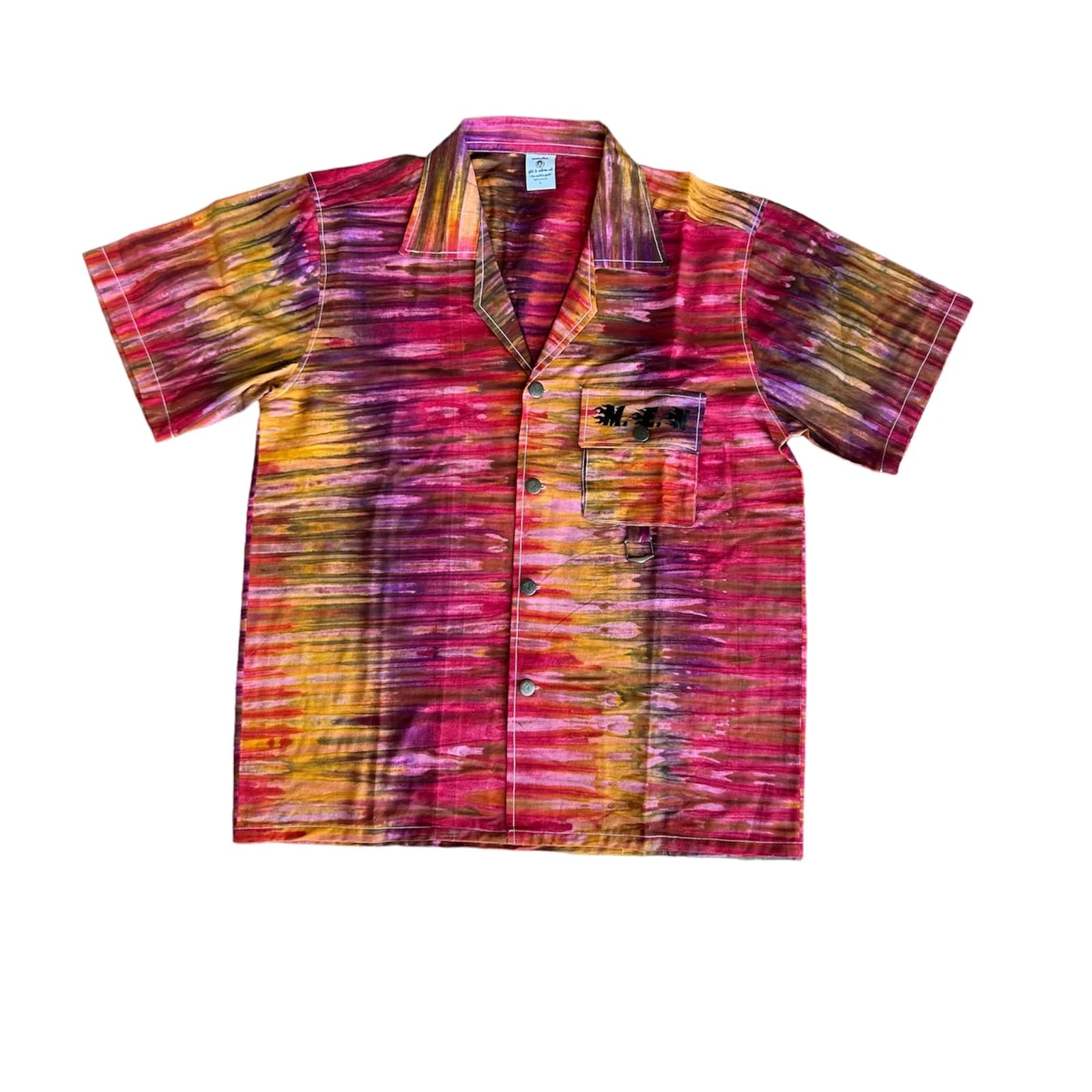 Striped Purple &amp; Yelllow Summer Shirt