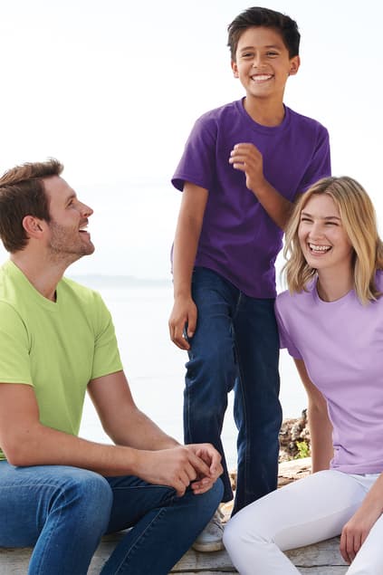 Custom Printed – Port & Company – Core Cotton Tee. PC54