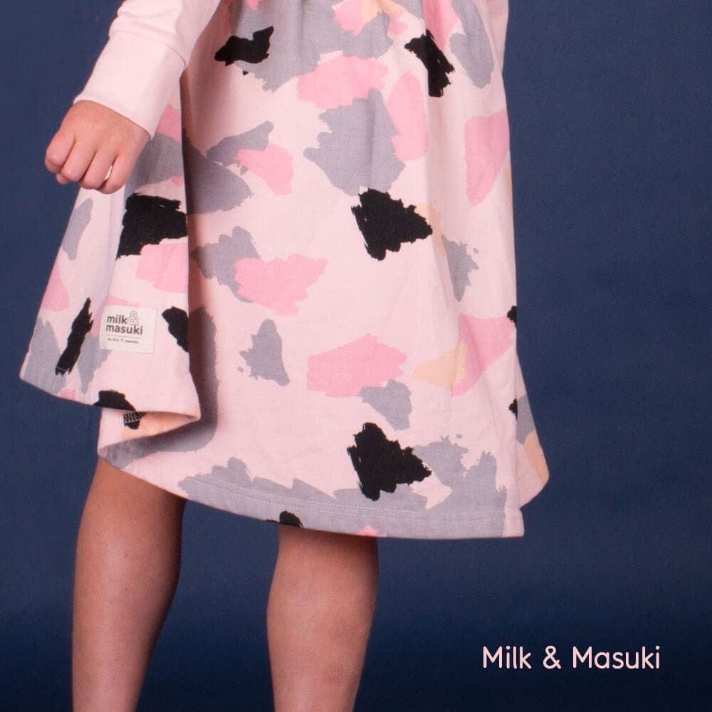 Milk and Masuki Baby Long Sleeve Bodysuit Dress Colourdrift thumbnail 3