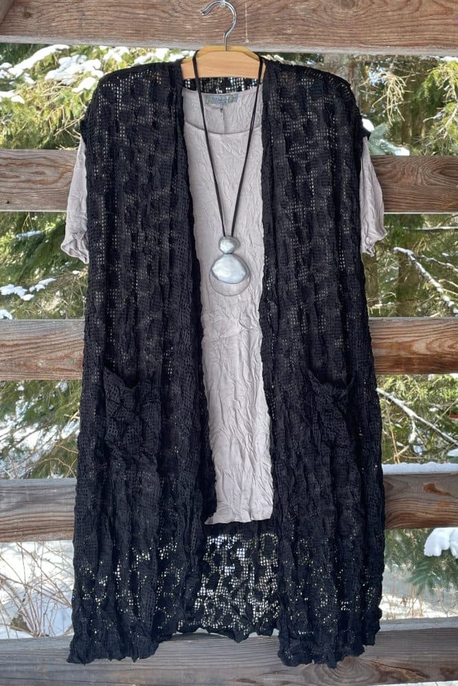 Beau Jours Mora Long Vest – Size 1X