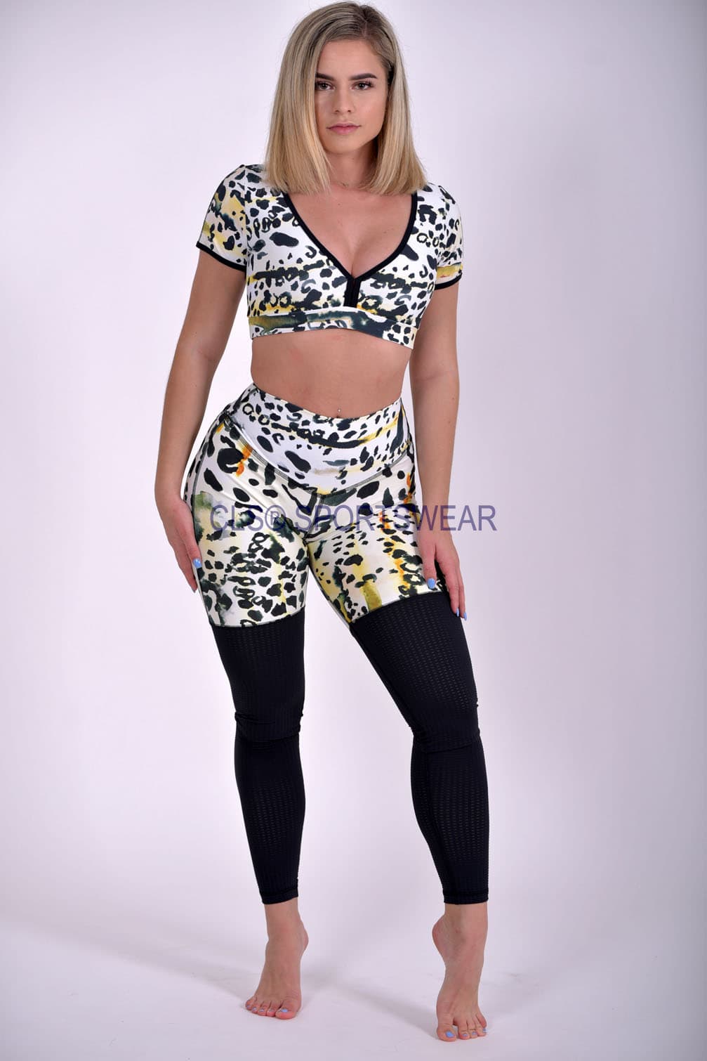 NC Elite Shape Cheetah Amanda Top