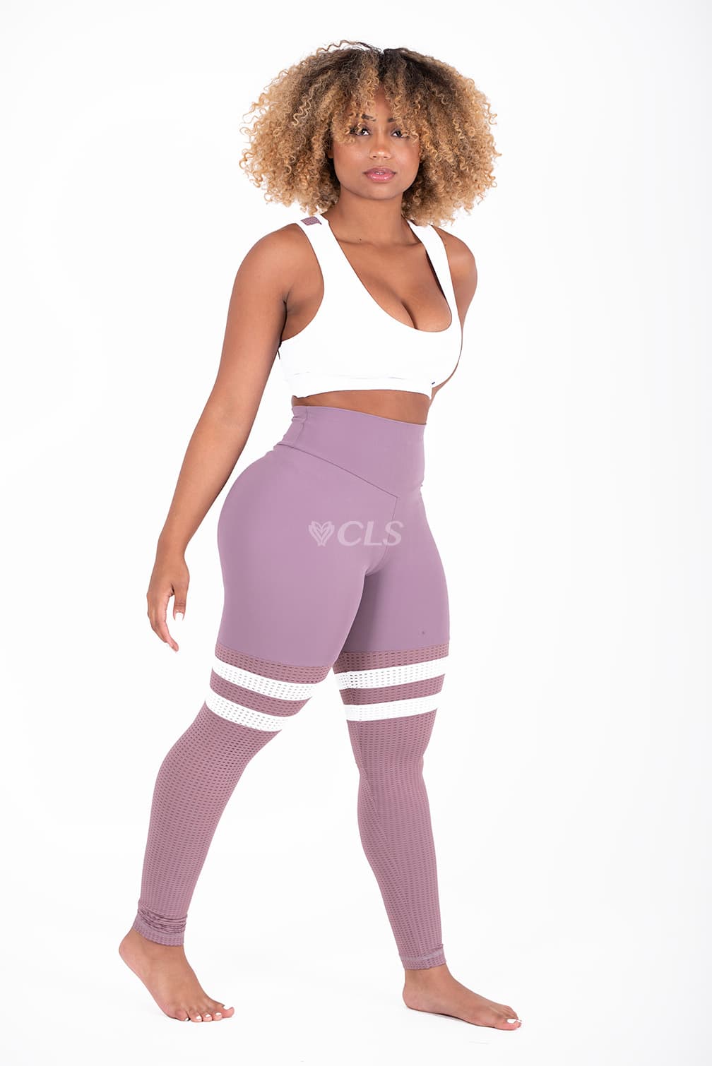 NC Seamless Front Striped Leggings Tulip thumbnail 2