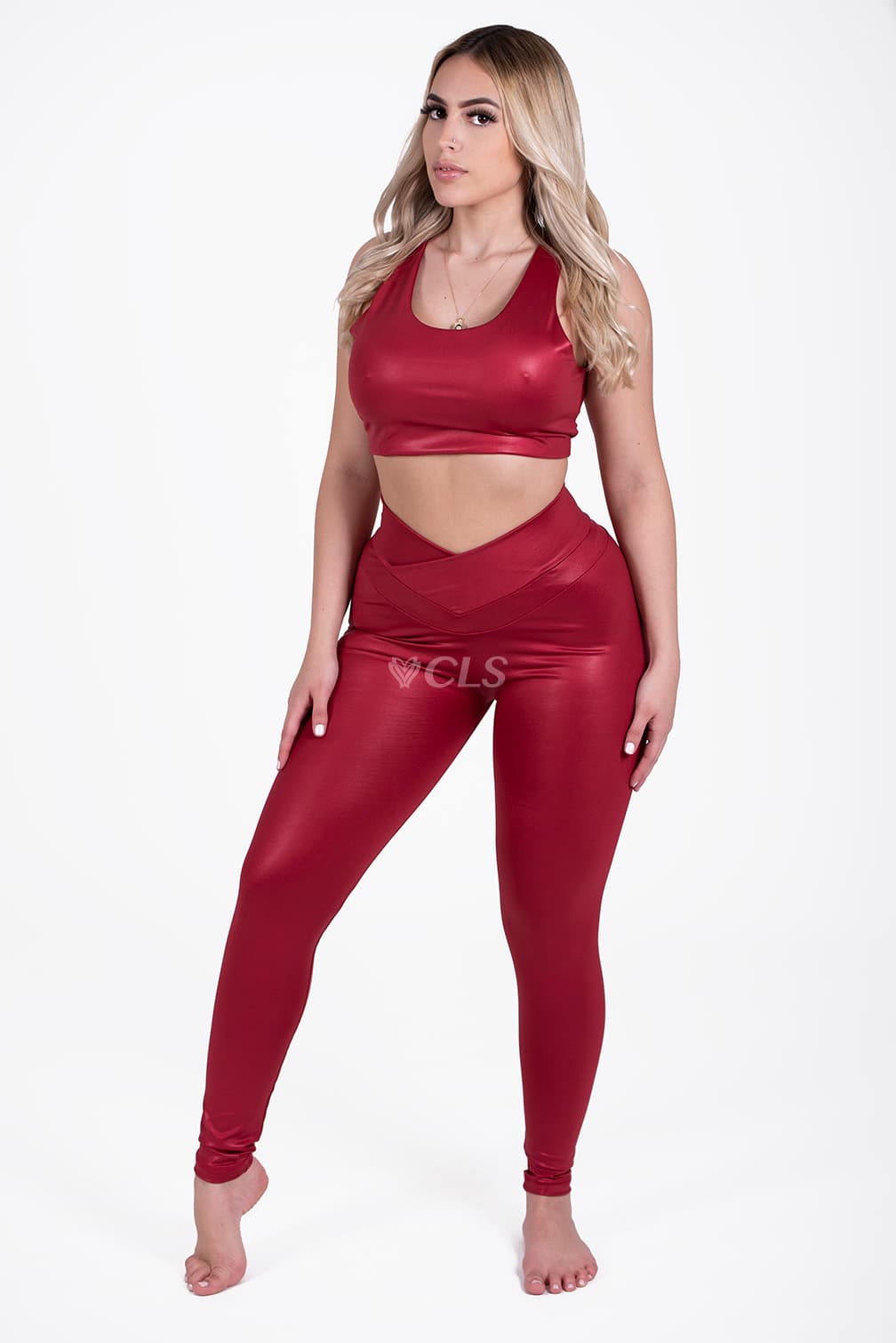 NC Luxe Racerback Valentino Crop Top
