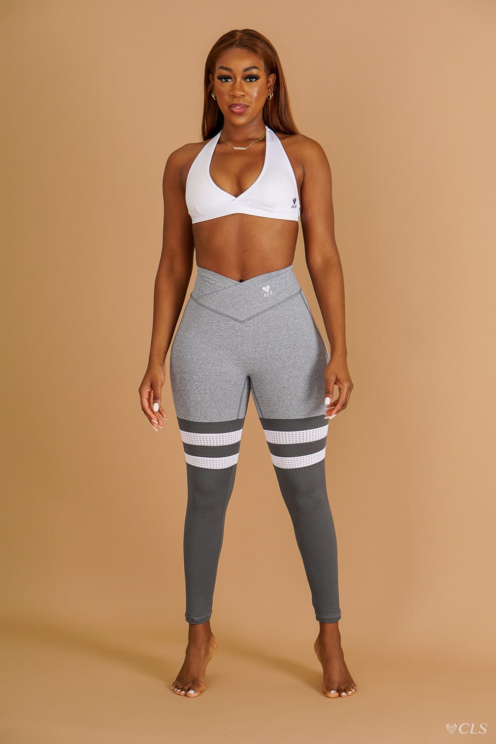 NC Seamless Front Striped Leggings Fuse Light