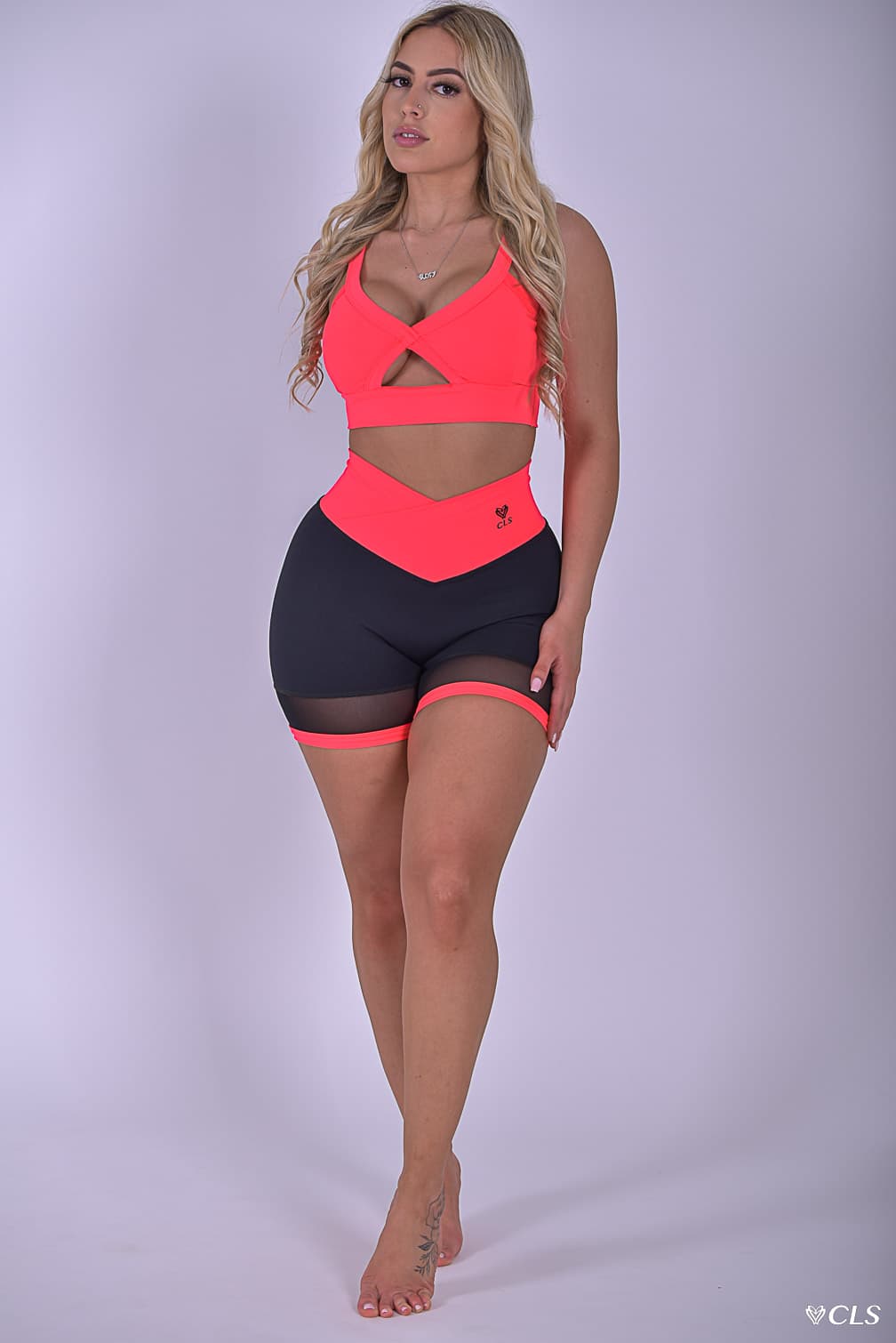 NC Shape Emma Top Neon Orange