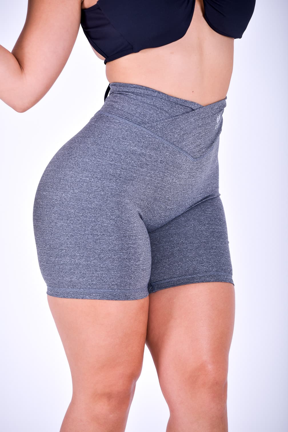 NC Seamless Front Scrunch Shorts Fuse Dark