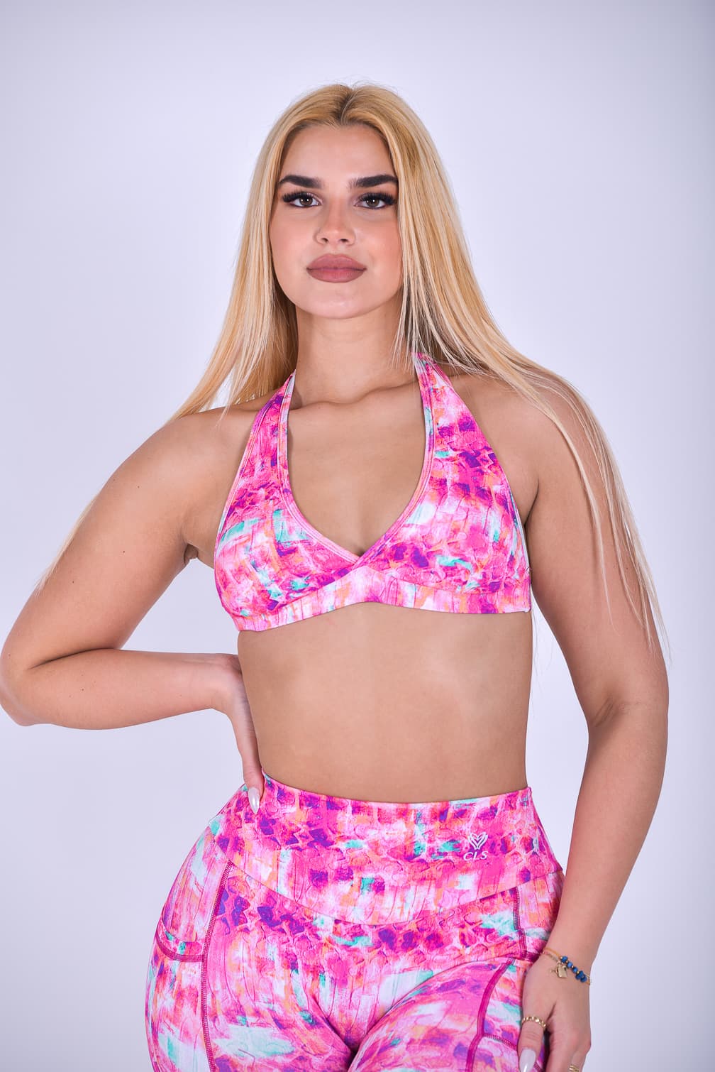 NC Isla Halter Top Magenta Dream