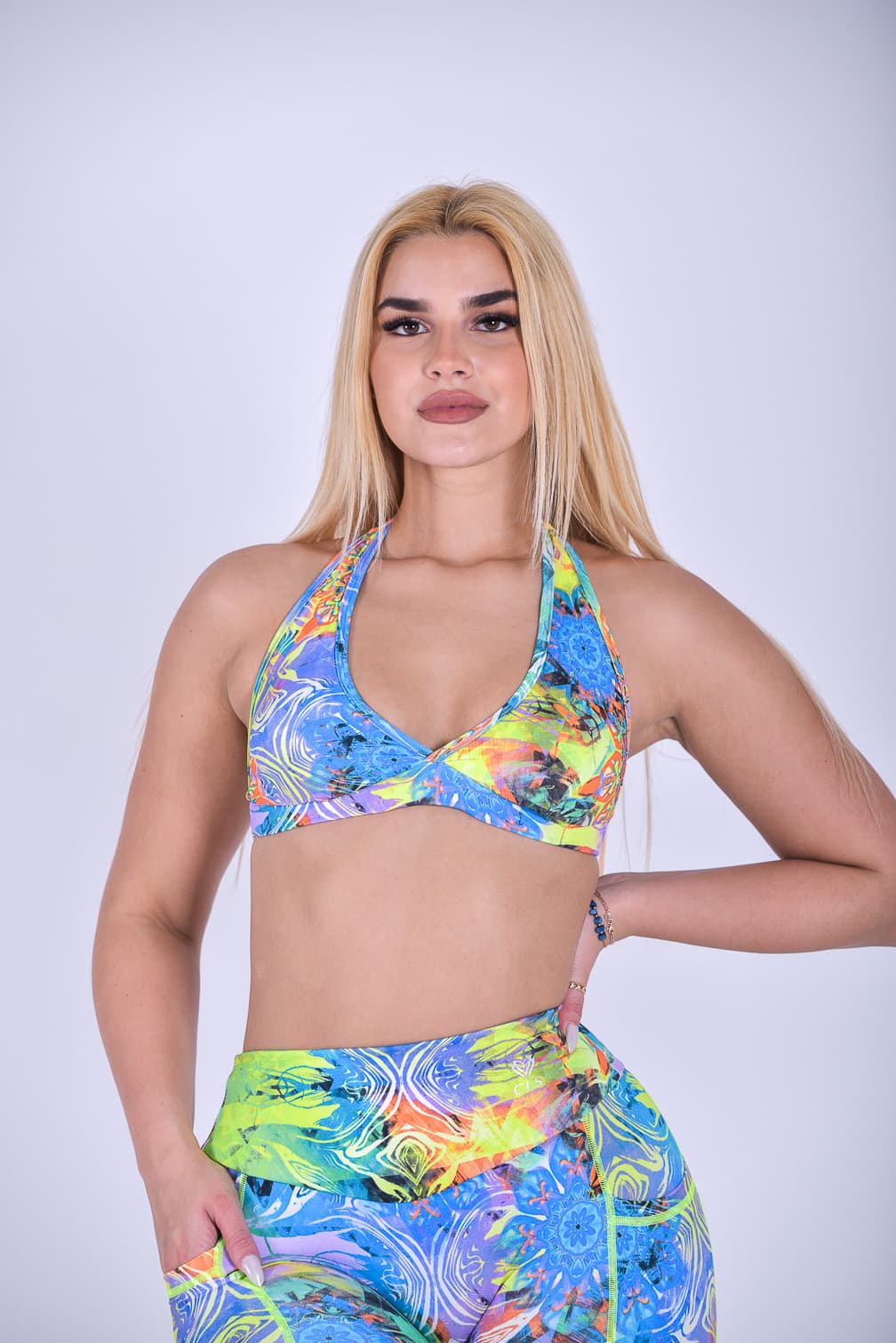 NC Isla Halter Top Island Time