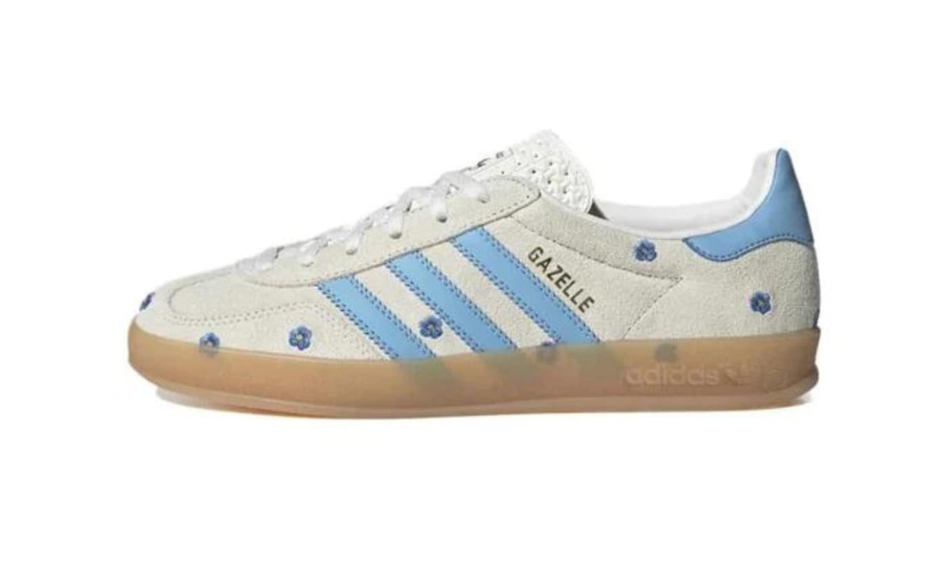 Adidas Gazelle Indoor Floral ‘White Blue’