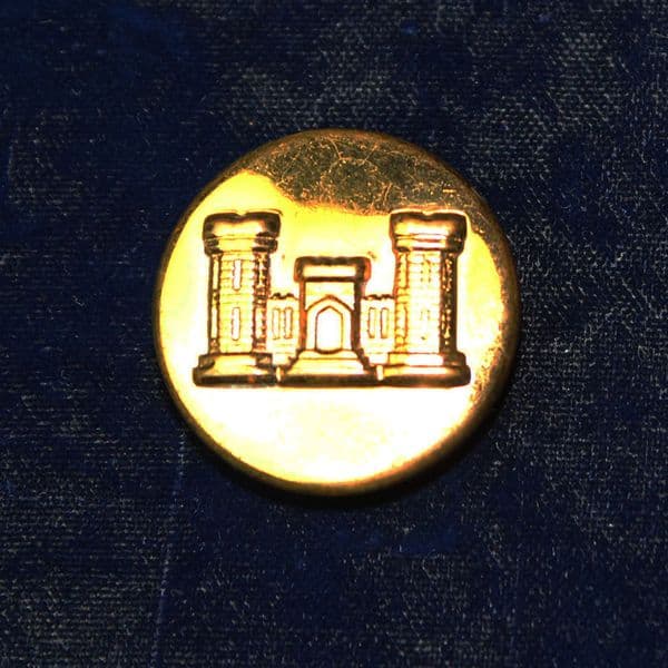 U.S. Army Combat Engineer Collar Disk Insignia