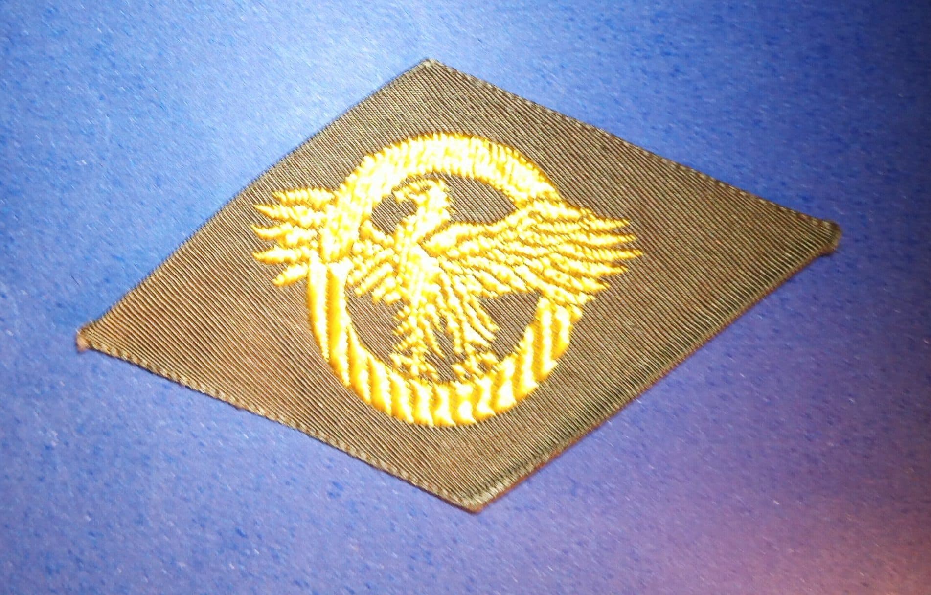 Honorable Service Lapel Patch, “Ruptured Duck” WW2 service