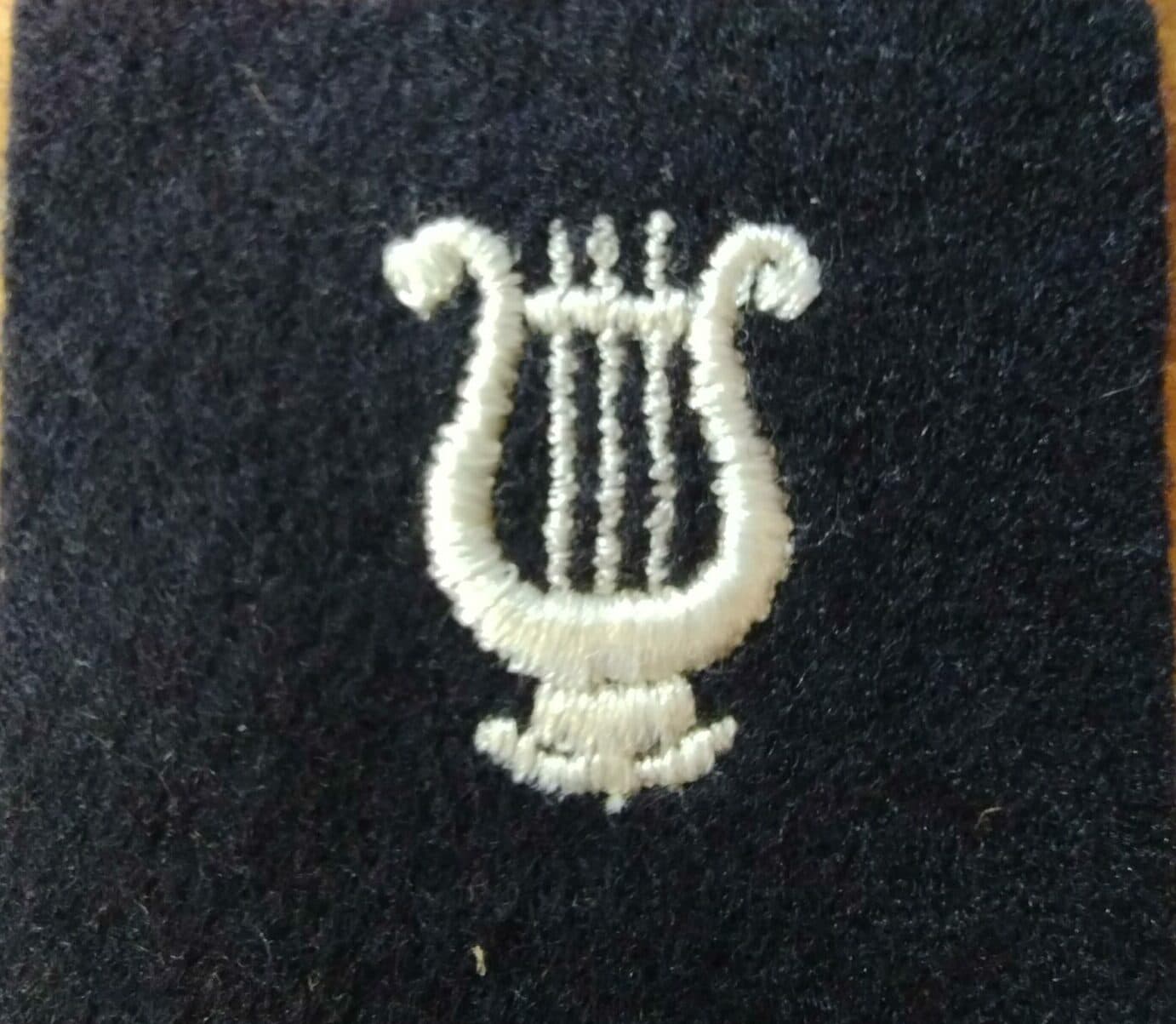 US Navy Musician Patch – Vintage Insignia Collectible
