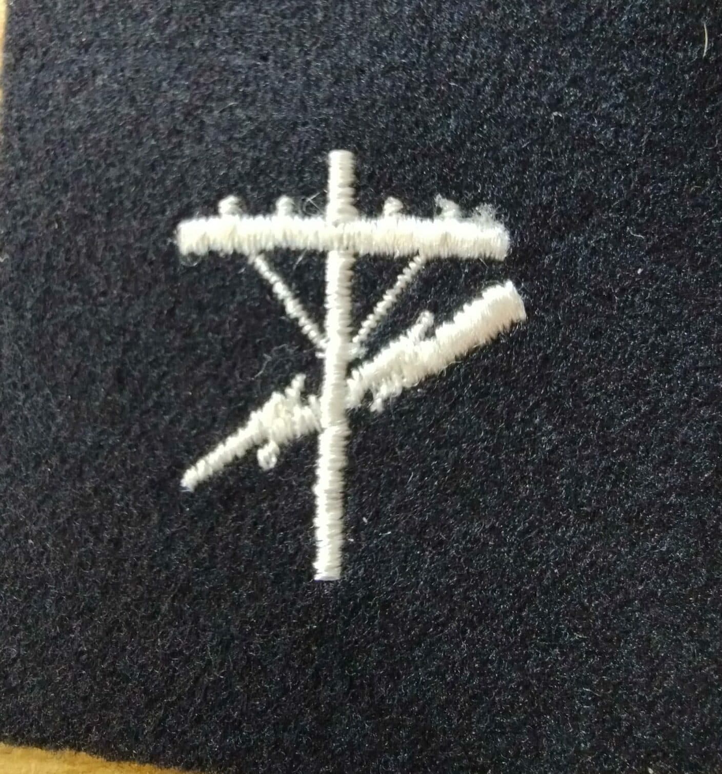 US Navy Construction Electrician Patch – Vintage Collectible