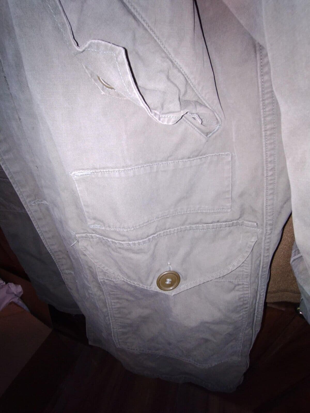 Original M1947 US Fishtail Parka with real Alpaca fur. VERY Rare!! Size Medium Lot #11 thumbnail 2