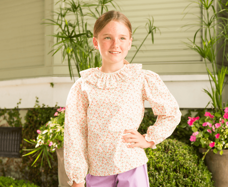 Floral Collar SHIRT