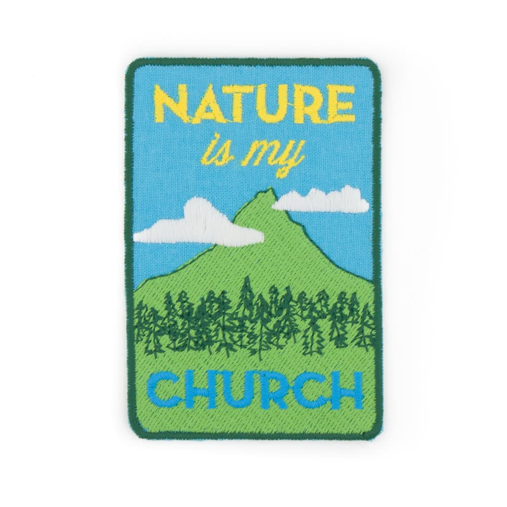 Nature is my Church Patch