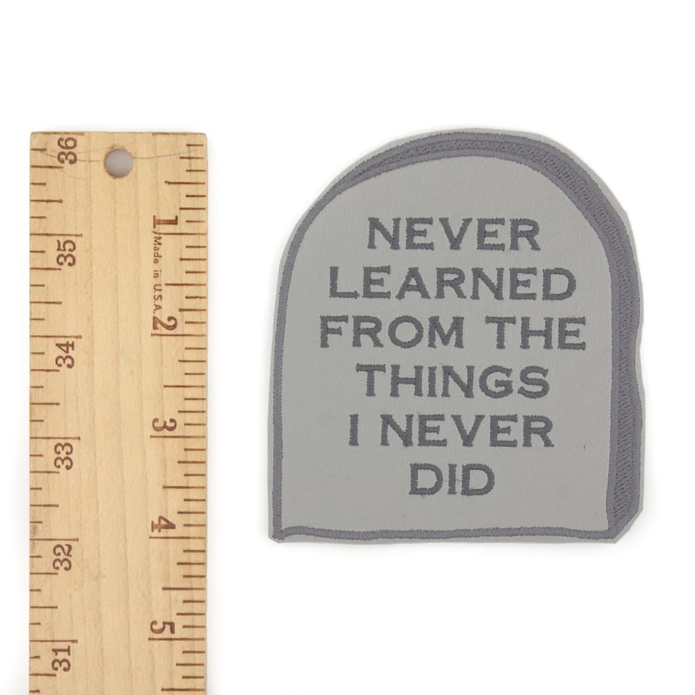 Never Learned Tombstone Patch thumbnail 3