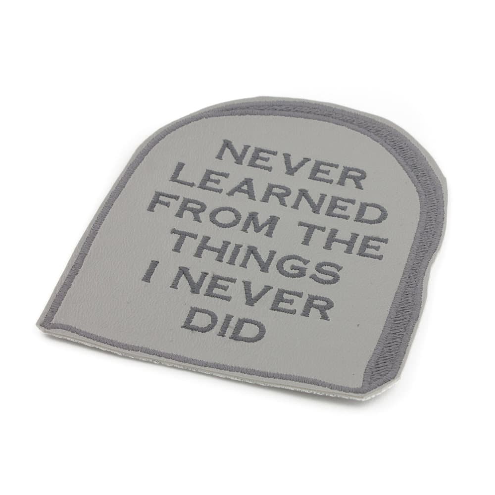 Never Learned Tombstone Patch thumbnail 2