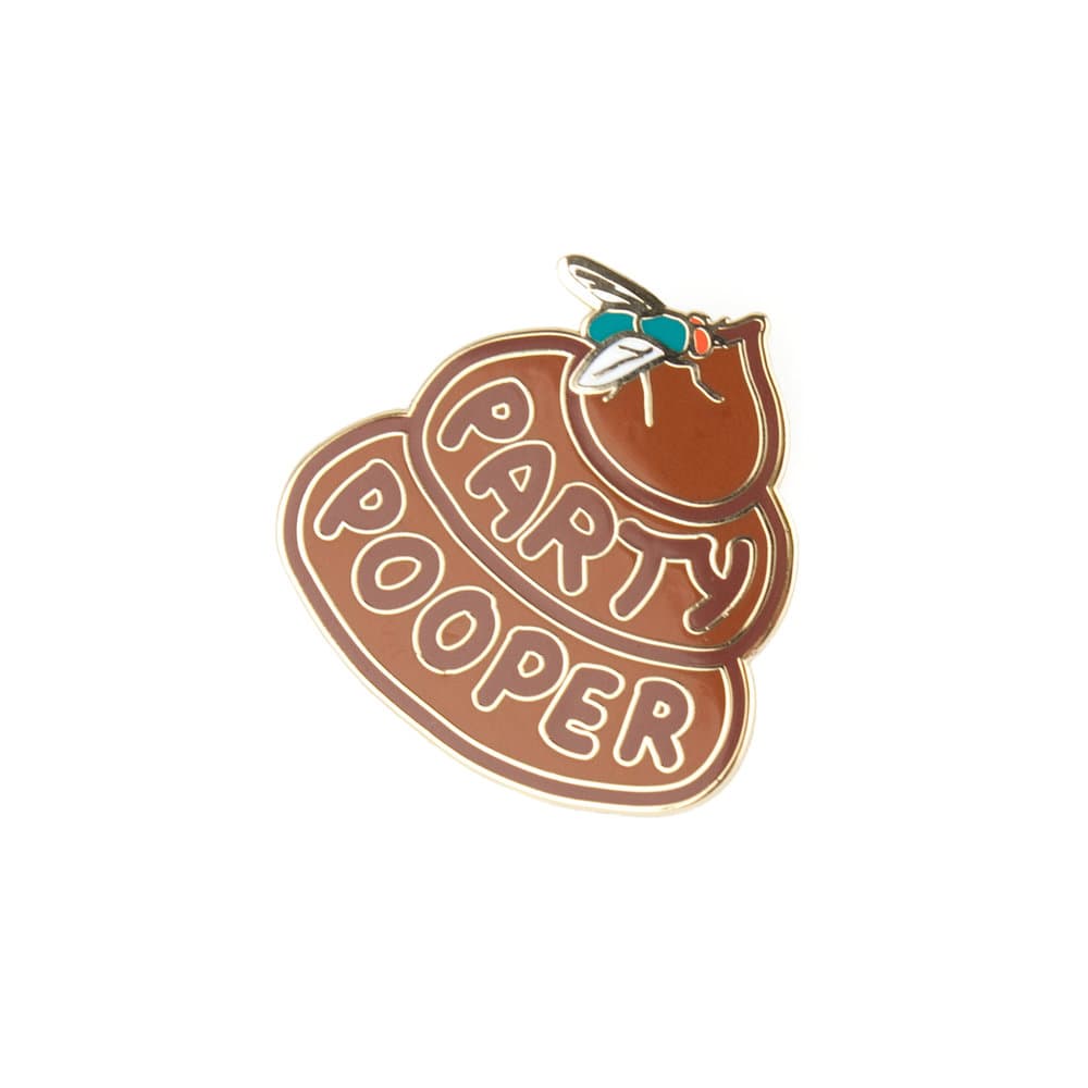 Party Pooper Enamel Pin thumbnail 2