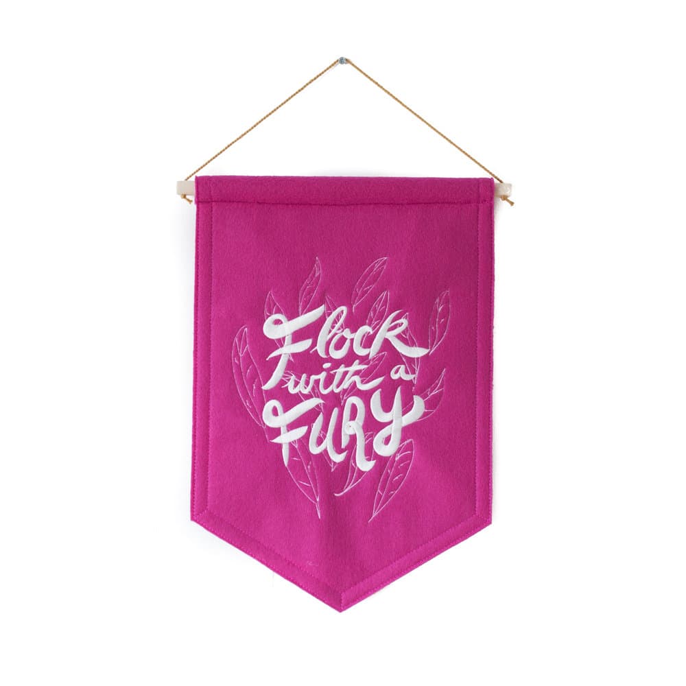 Flock with a Fury Banner