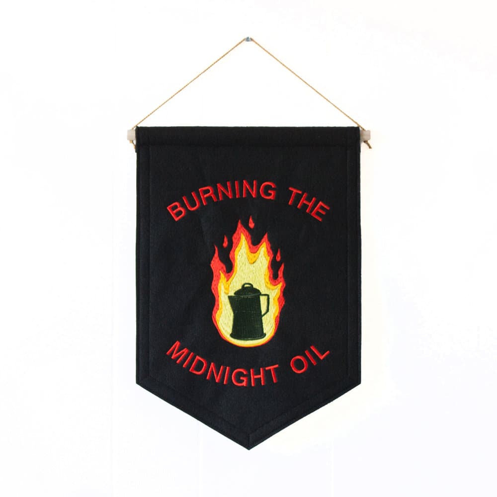 Burning the Midnight Oil Banner
