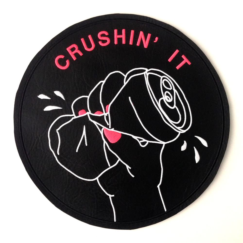 Large Crushin’ It Back Patch