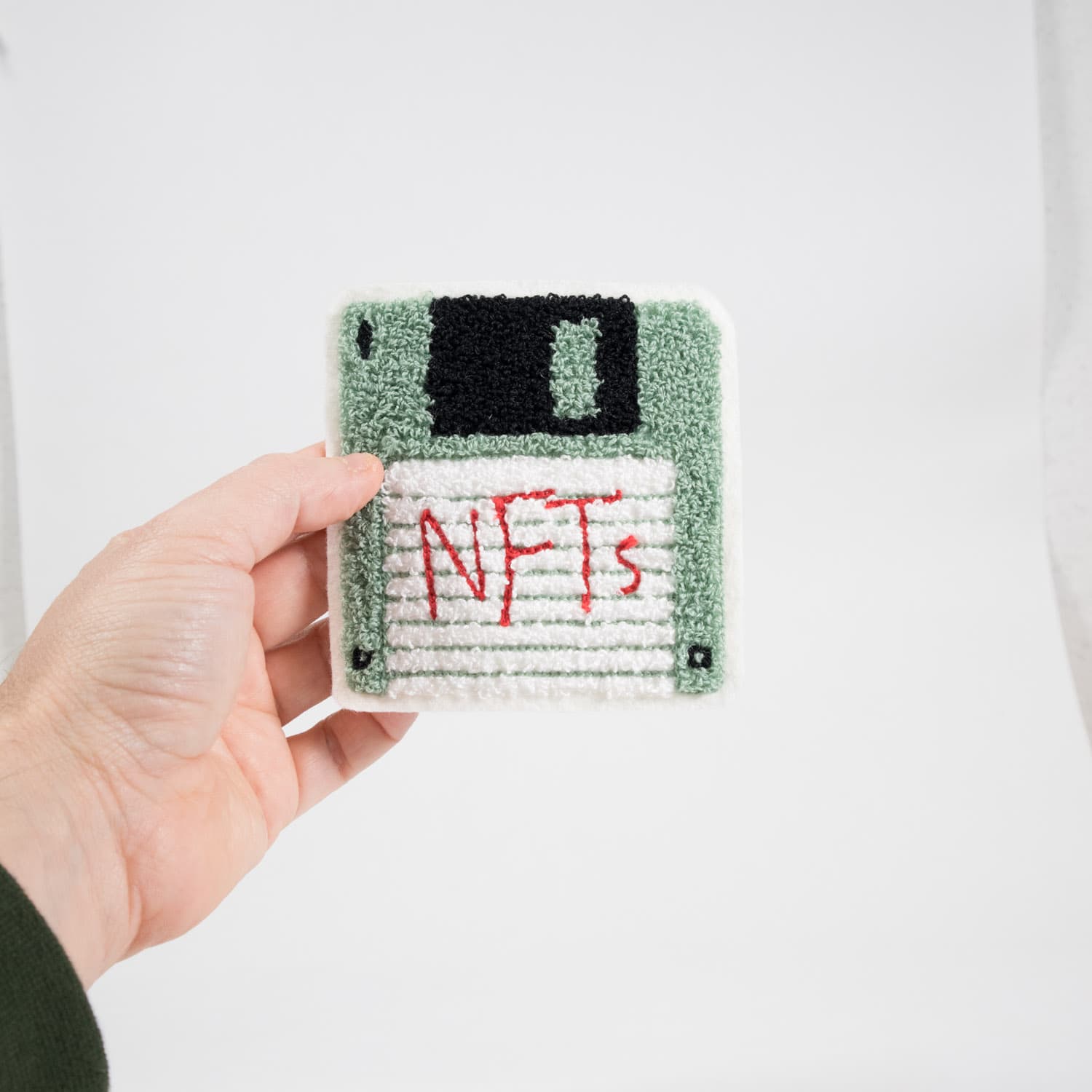 Floppy Disk Chenille Patch thumbnail 2