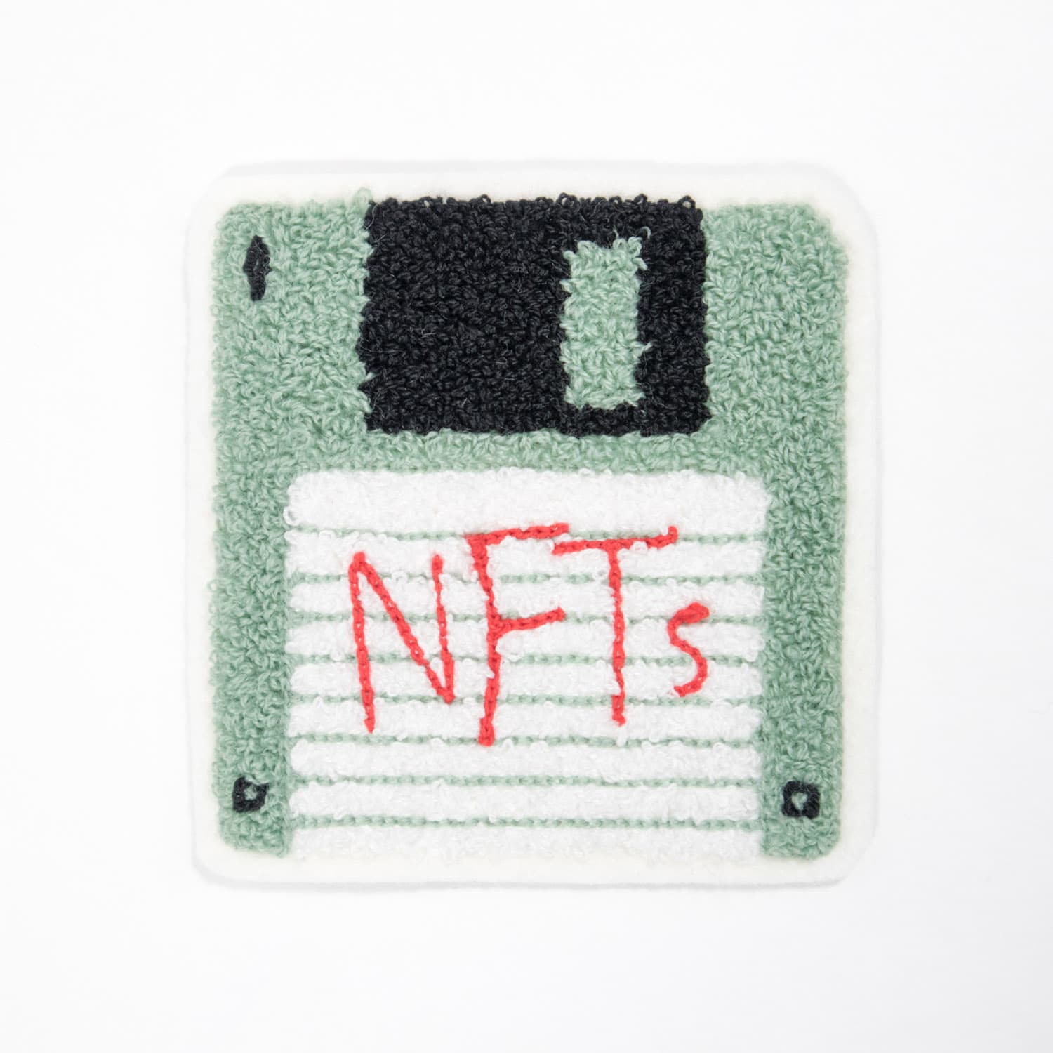 Floppy Disk Chenille Patch