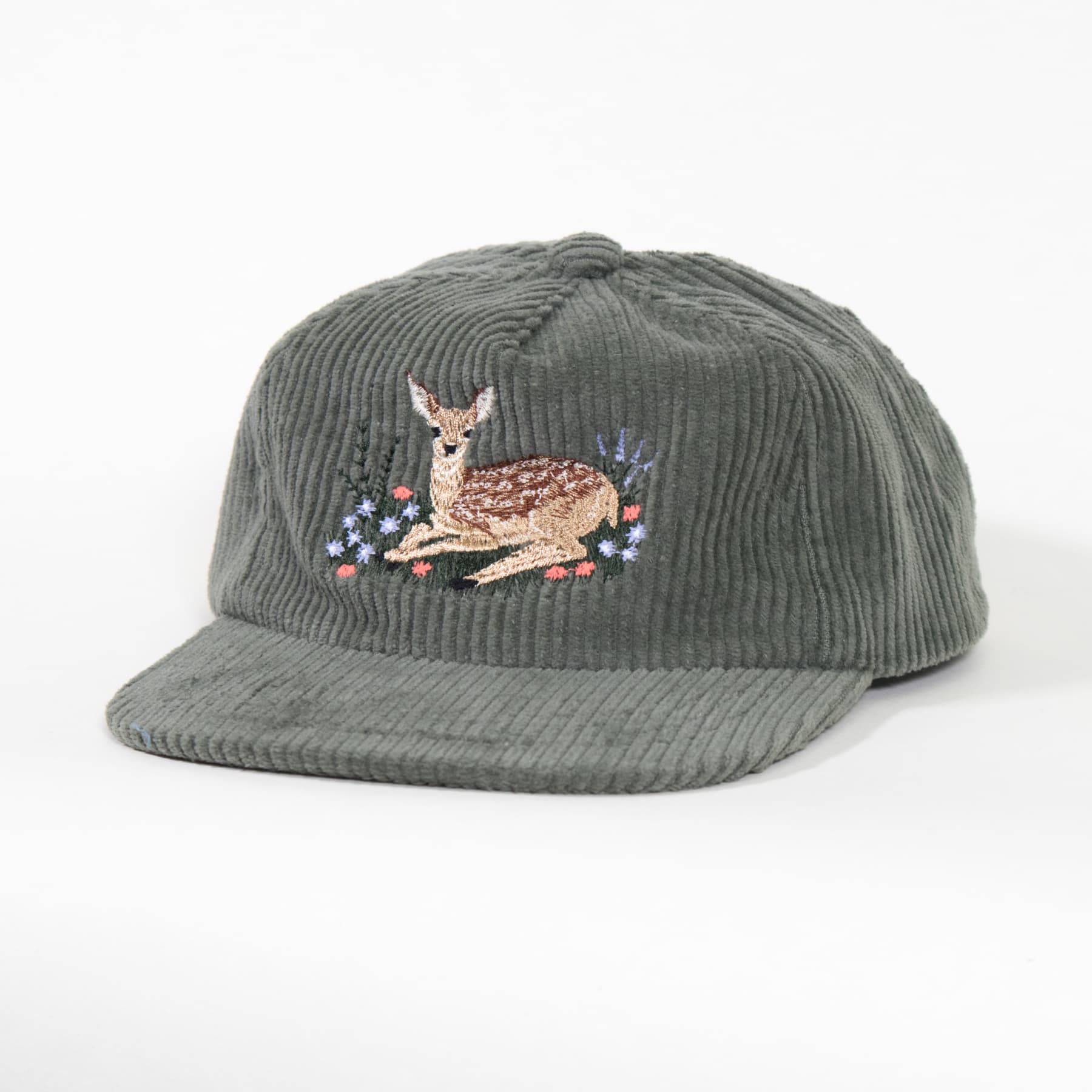 Fawn in the Wildflowers Kids Hat thumbnail 3