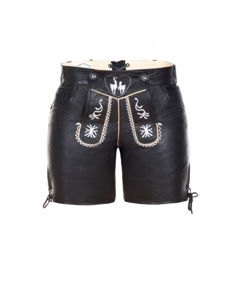 Zugspitze – Onyx Black Women’s Lederhosen