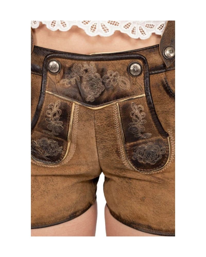 Leni – Burnt Sienna Women’s Lederhosen thumbnail 2