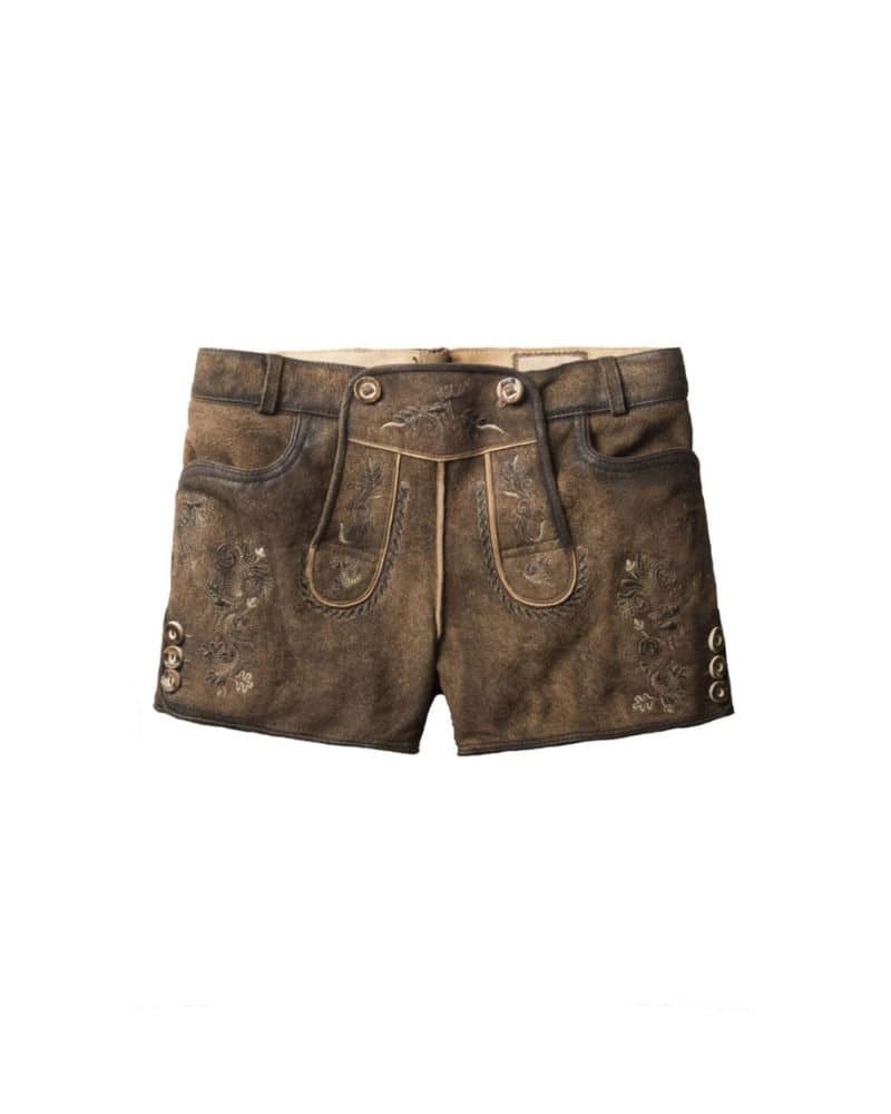 Regensburg – Aged Mocha Women’s Lederhosen thumbnail 2