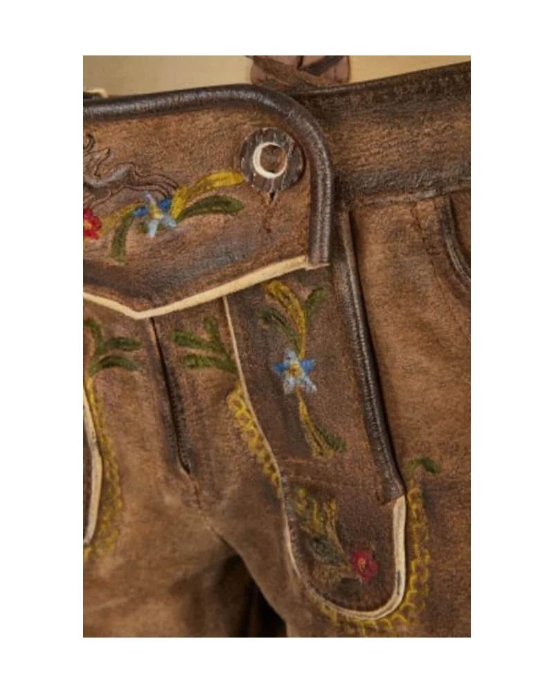 Lorelei – Rustic Walnut Women’s Lederhosen thumbnail 2