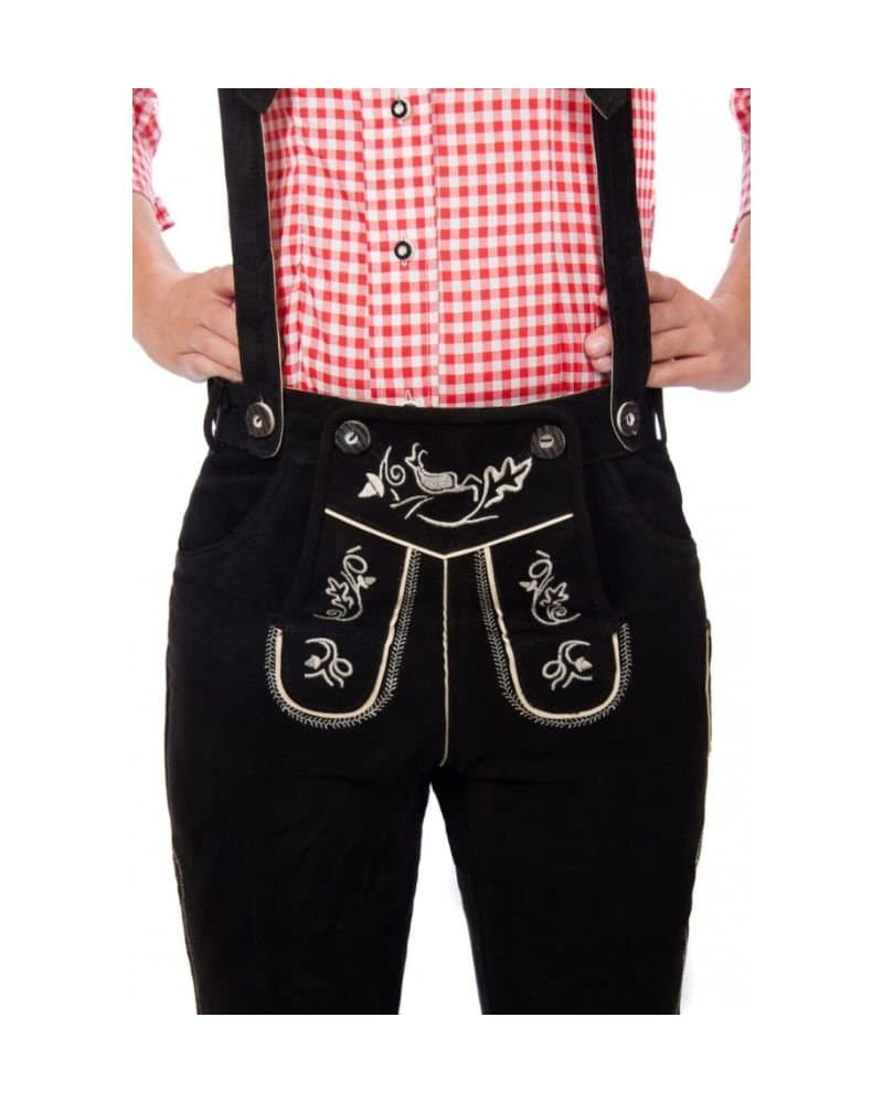 Isny – Charcoal Night Female Bundhosen (Knee-Length) thumbnail 2