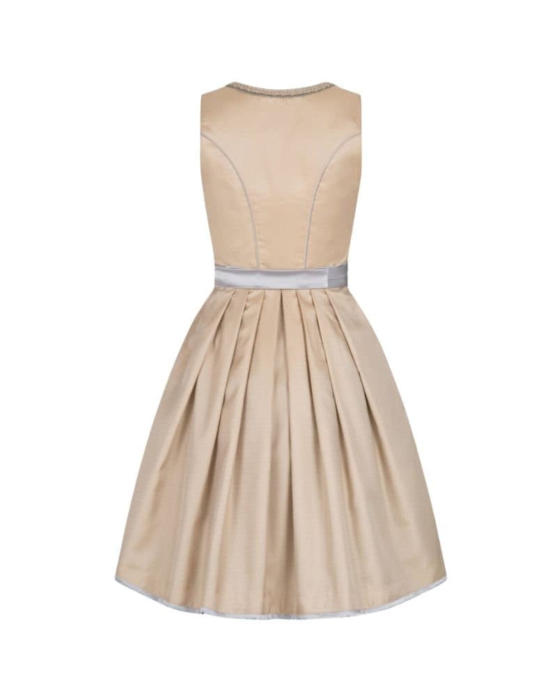 Pale Gold & Silver Satin Bow Mini Dirndl thumbnail 3