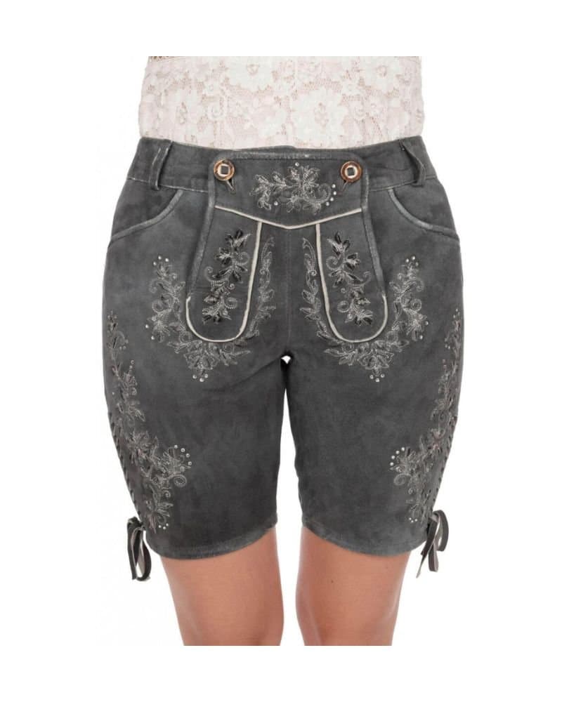 Garmisch – Charcoal Women’s Lederhosen thumbnail 3