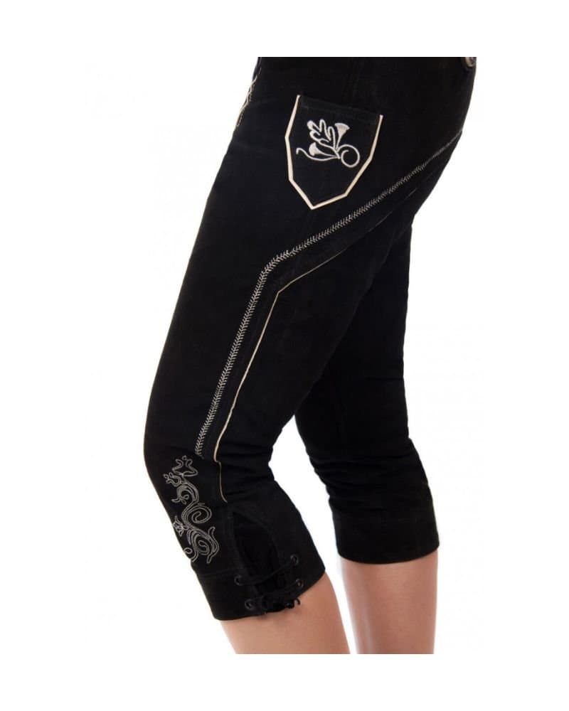 Isny – Charcoal Night Female Bundhosen (Knee-Length) thumbnail 3