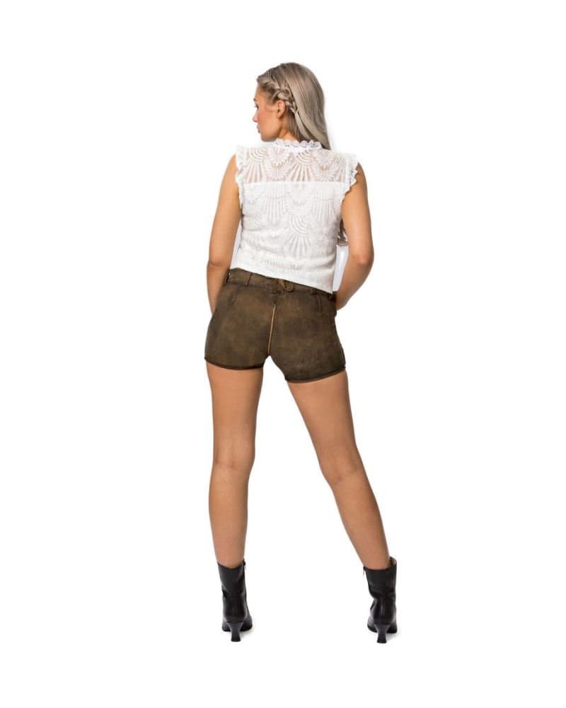 Regensburg – Aged Mocha Women’s Lederhosen thumbnail 4