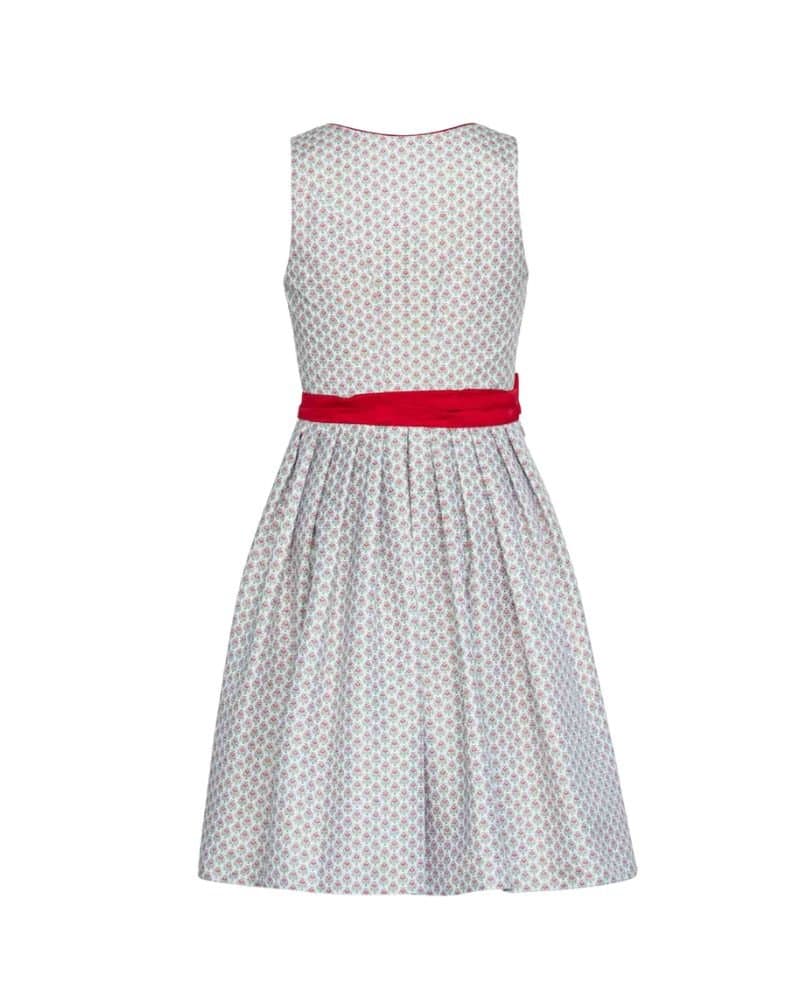 Rosalinde – Ruby Red & Ivory Patterned Dirndl thumbnail 2