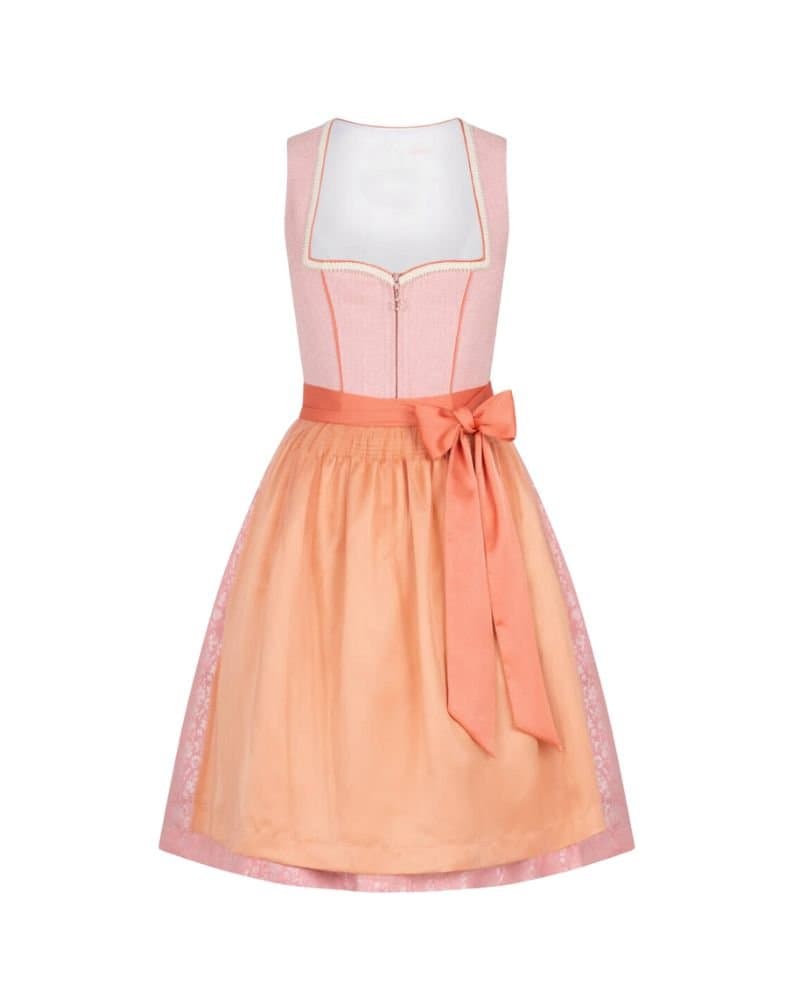 Feldkirch – Peach Blush & Apricot Midi Dirndl thumbnail 2