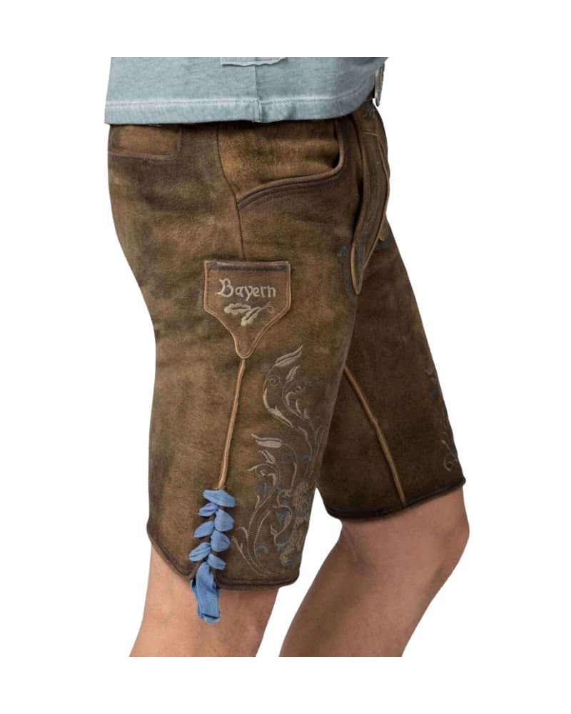 Ein Prosit Blue-Accent Lederhosen thumbnail 3